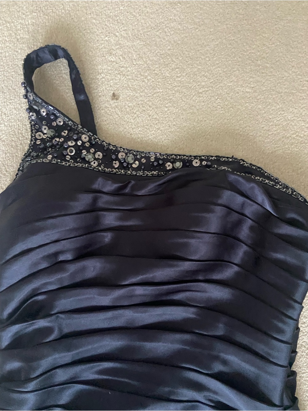 Adrianna Papell Navy Evening Dress